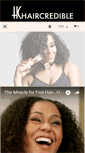 Mobile Screenshot of haircredible.com